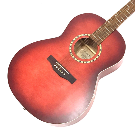 アート＆ルシアー アコースティックギター Folk Spruce Burgundy 純正ソフトケース付 出音確認済 Art & Lutherie